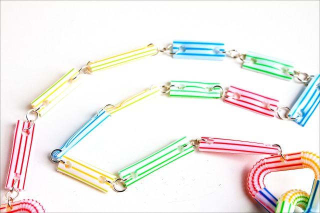 Drinking Straw Necklace