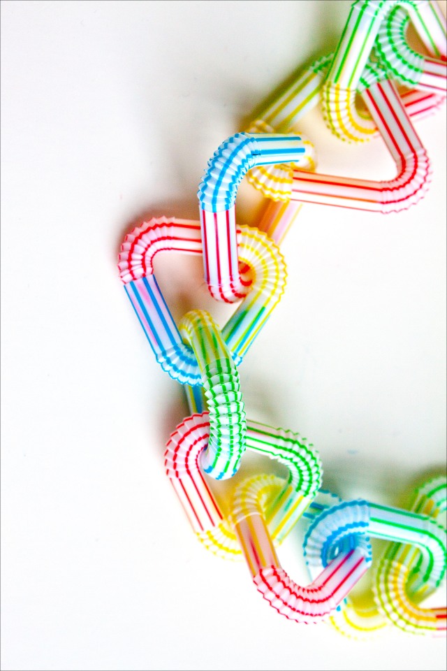 Drinking Straw Necklace