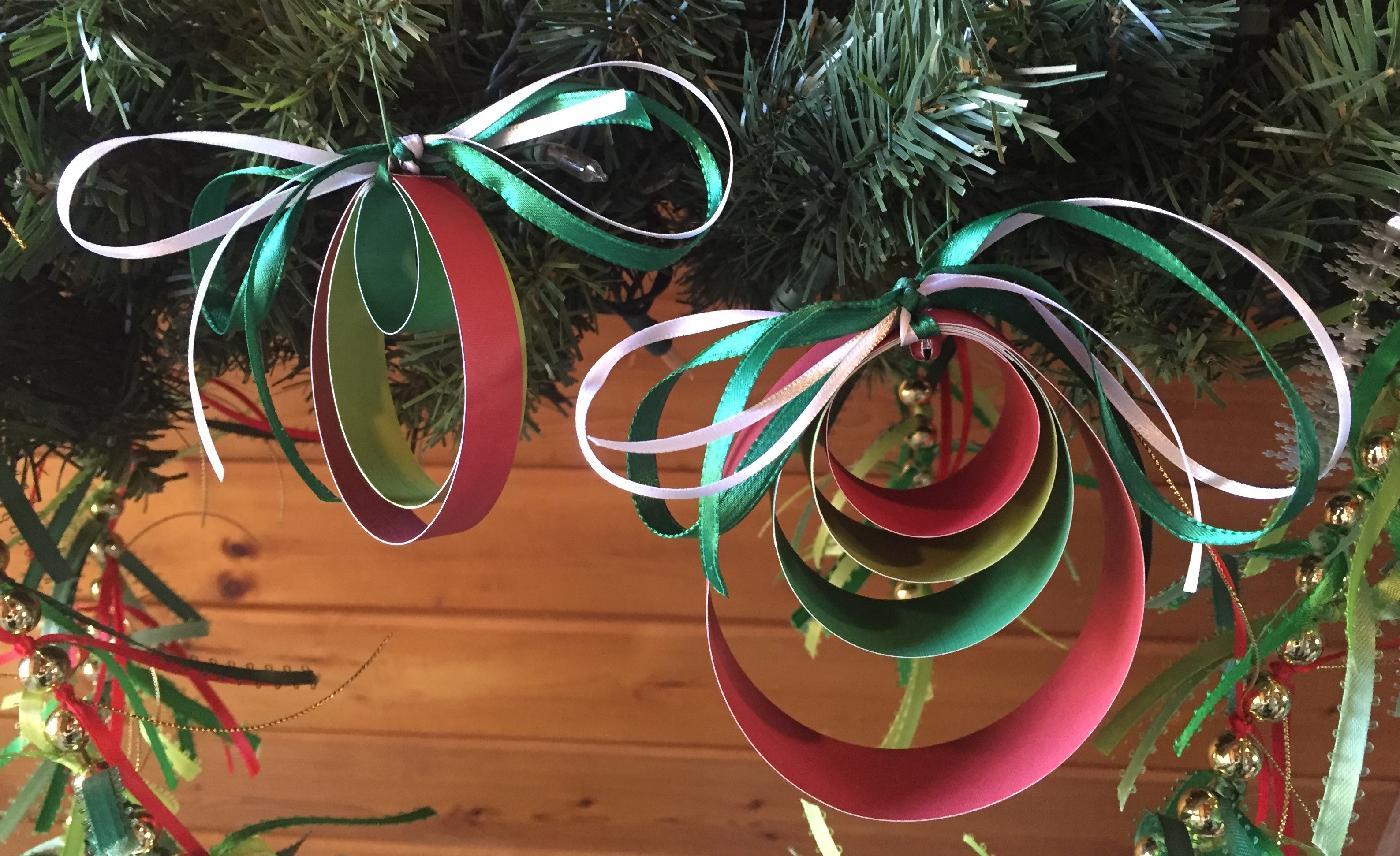 Christmas Advent 2015 – Day 10 Paper Circle Ornament